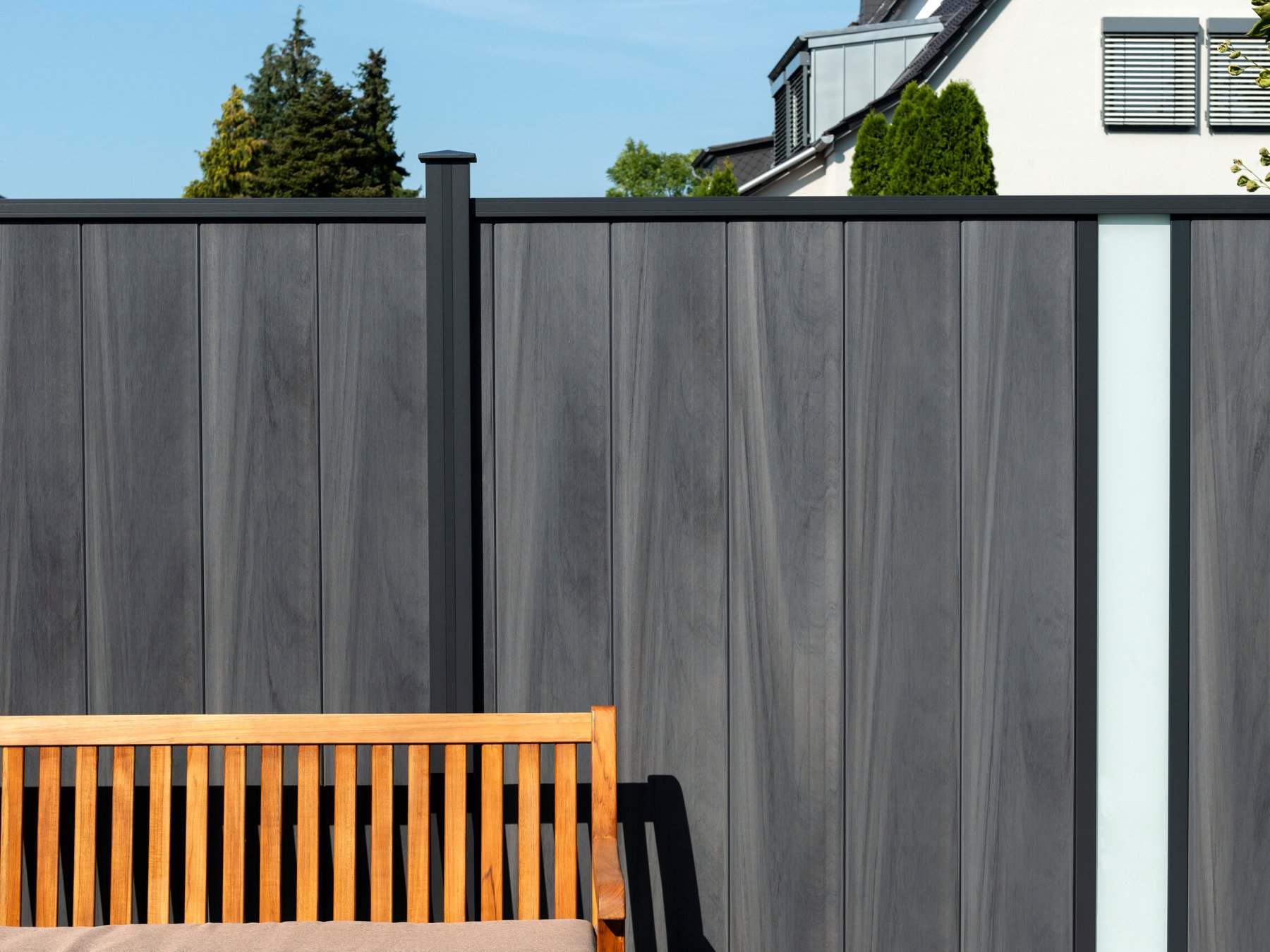 Sichtblende Flex-Fence Greystone