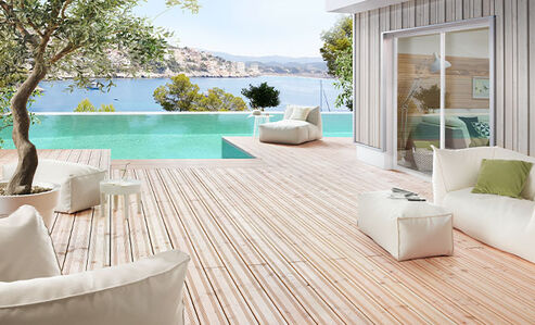 Wellness for garden decking