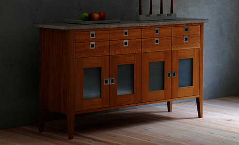 Traditionally produced furniture by G.A.D. Sweden treated with Osmo Hartwachs-Öl