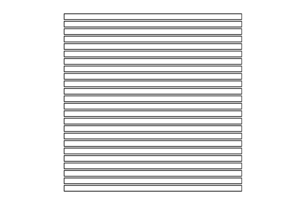 Osmo Sichtblende Alu-Fence Juel - das Grundelement