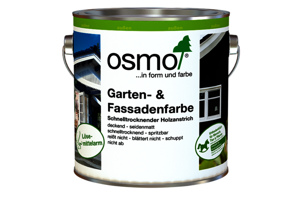 Osmo Garten- & Fassadenfarbe for timber cladding and wooden profiles in outdoor areas