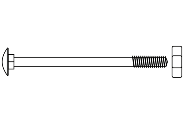 Osmo Schraubenset für FORSDAL aus Edelstahl 14 x 170 mm