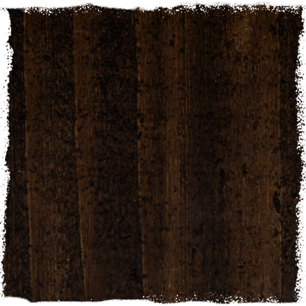 Dark brown colour mixture with Osmo Holzschutz Öl-Lasur 710 Stone Pine and 712 Ebony