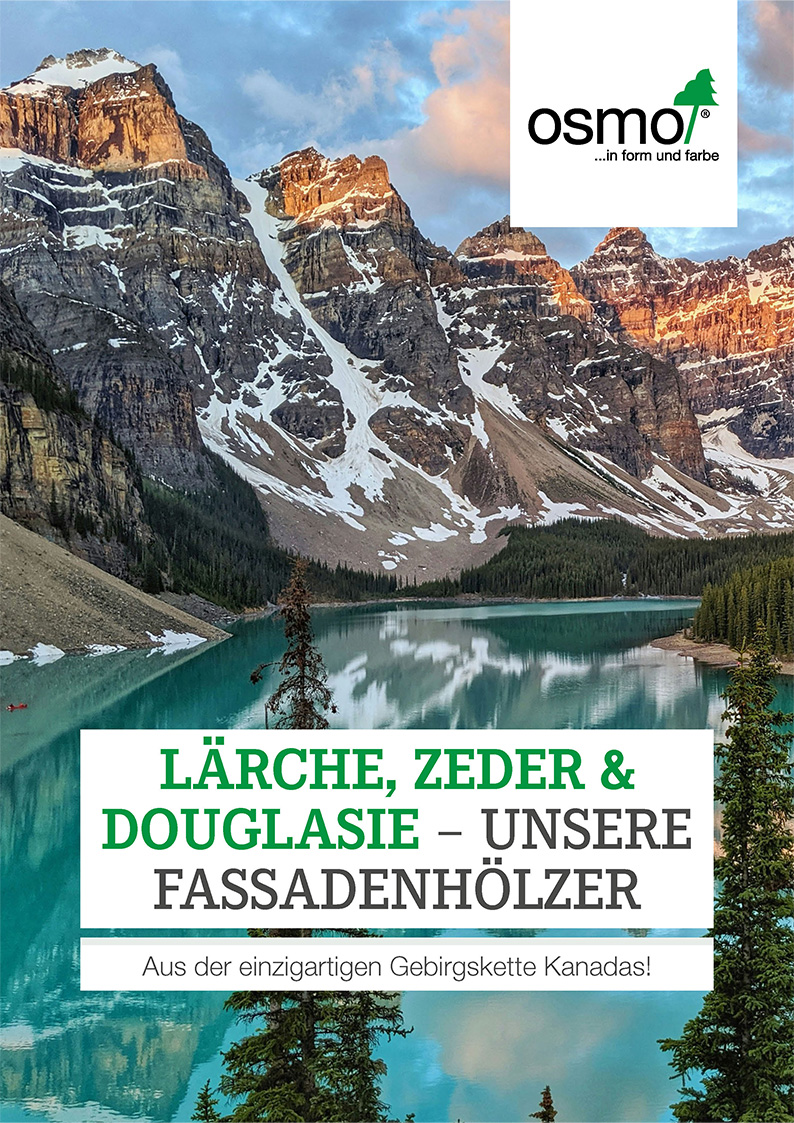 Lärche, Zeder, Douglasie - Unsere Fassadenhölzer