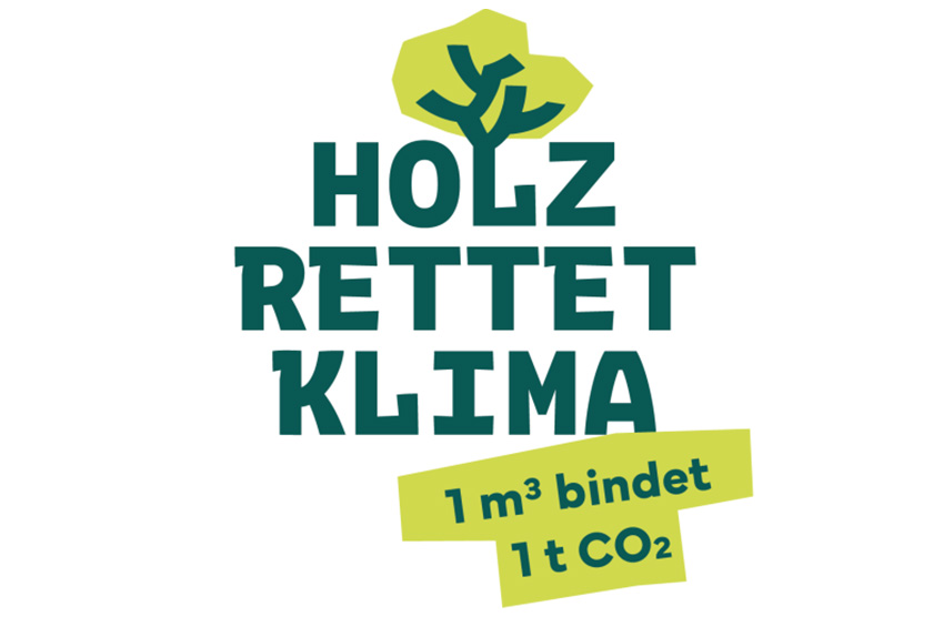 Holz rettet Klima
