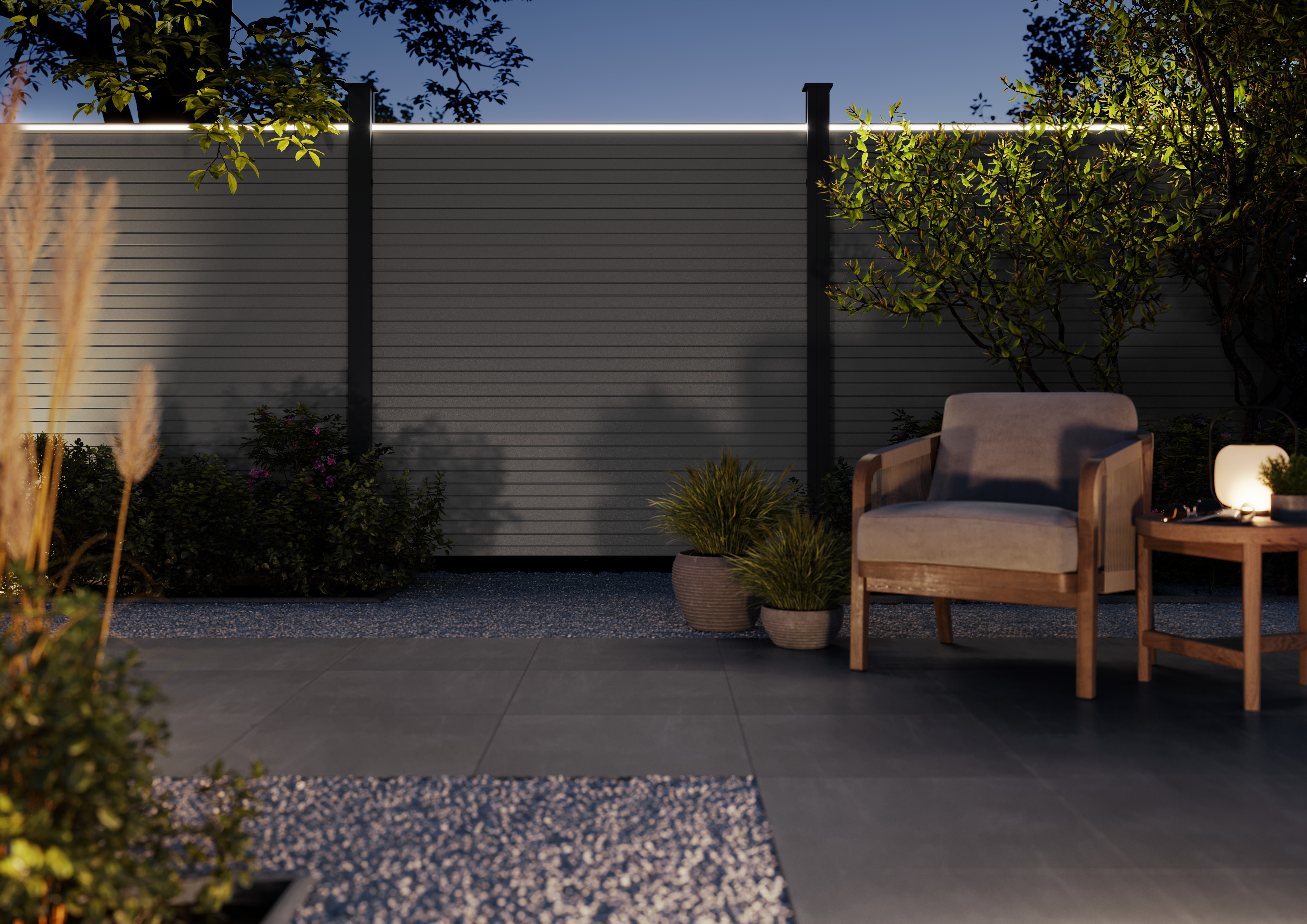 Sichtblenden, die Atmosphäre schaffen