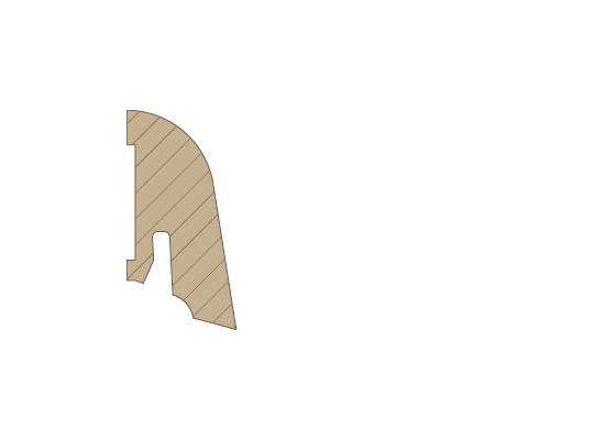 Abgerundet/Konisch mit Clip-Nut