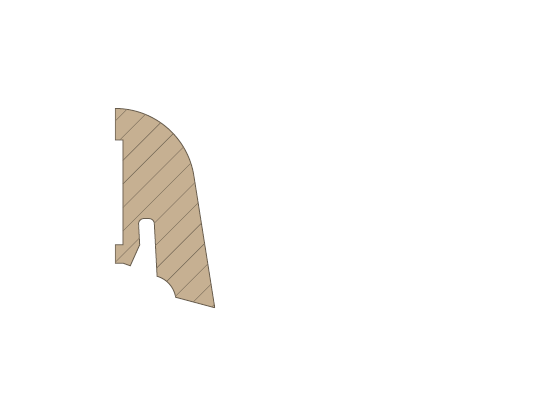 Abgerundet/Konisch mit Clip-Nut