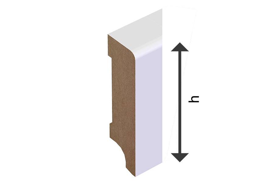 Fussbodenleisten Weiß