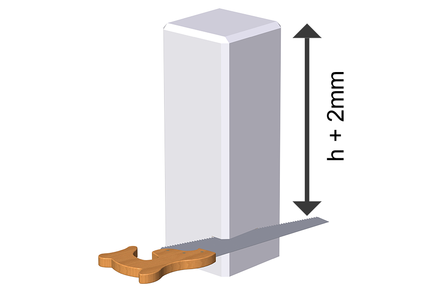 Fussbodenleisten Weiß