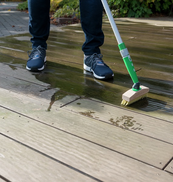 Initial care for decking