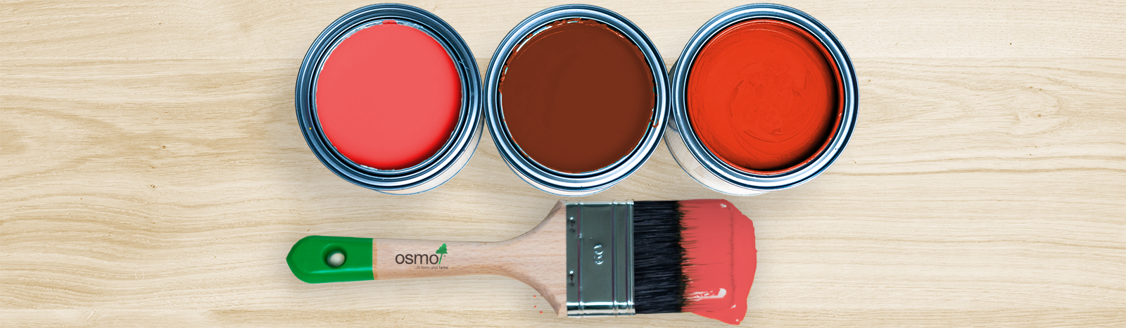 Red colours for autumn - Mix Osmo Dekorwachs colours by yourself