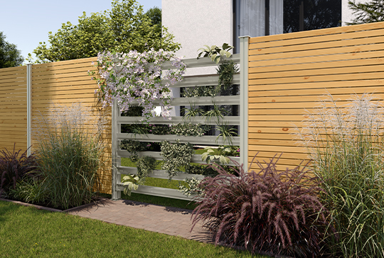 Osmo - natürlicher Sichtschutz mit Green-Fence. Urban Gardening ist die clevere Lösung für Ihre Balkone, Terrassen und Gärten