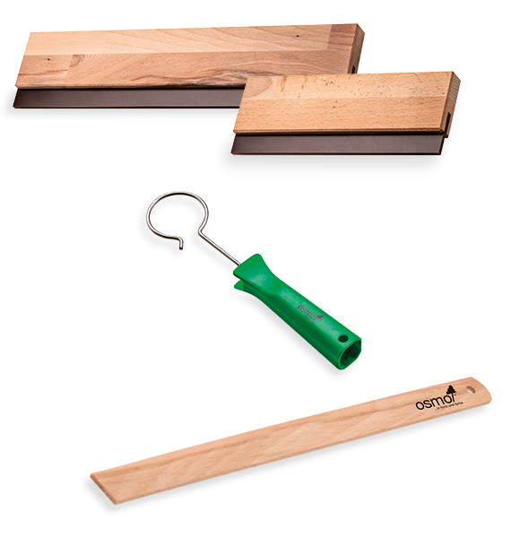 Find suitable tools and accessories for your wood projects at Osmo.
