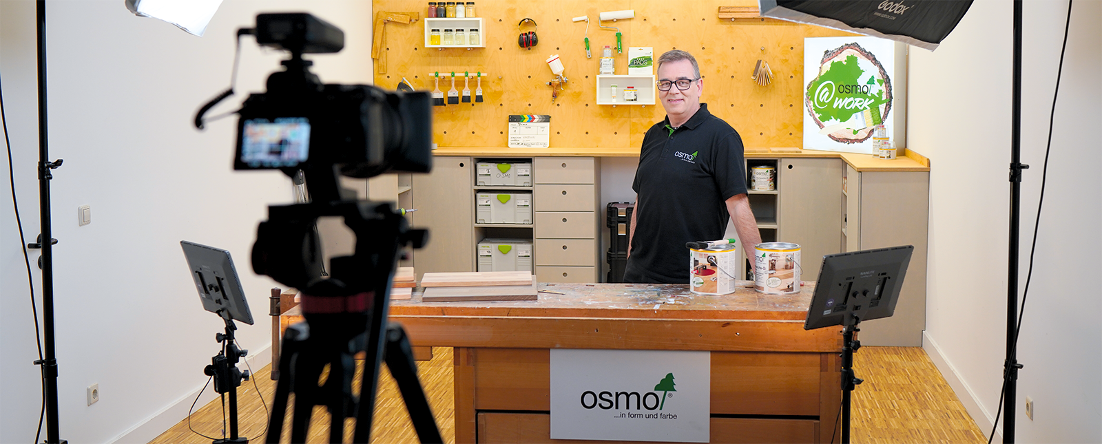Osmo Fachberater und Video-Producer Ralf Budde steht vor der Kamera mit Tipps und Rat
