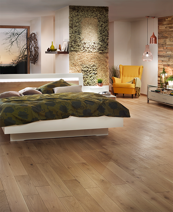 Better sleep with Osmo solid wood flooring and coatings made of natural oils