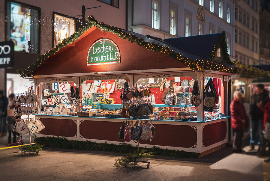 Konstanzer Weihnachtsmarkt am See - Deutschland