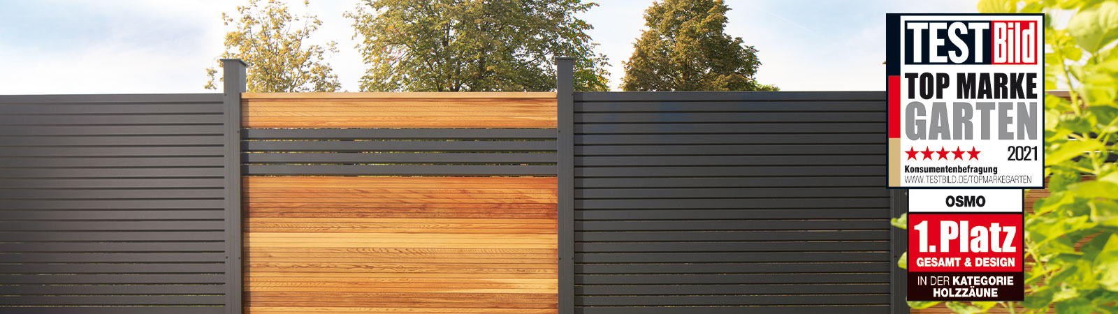 Osmo Sichtblende Bella Vista 2.0 aus Holz