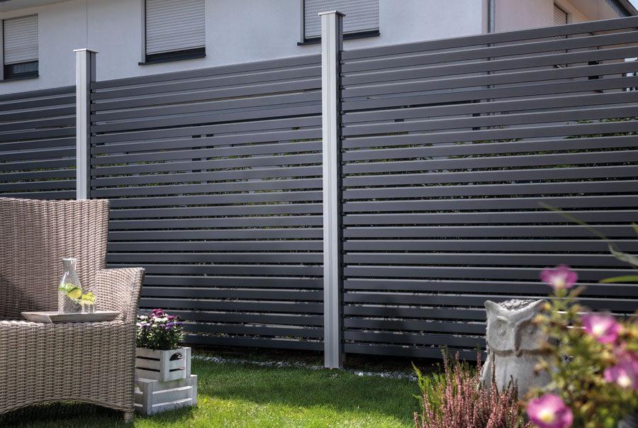 Sichtblende Alu Fence Rhombus Osmo Holz Und Color Gmbh Co Kg