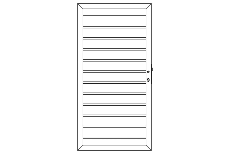 Osmo BPC Privacy Screens - Gate assembled (with hardware)