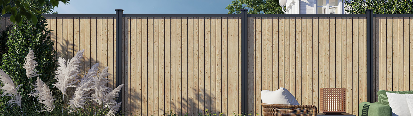 Osmo Sichtblende Verto - die Sichtblende aus Holz als moderner Hingucker