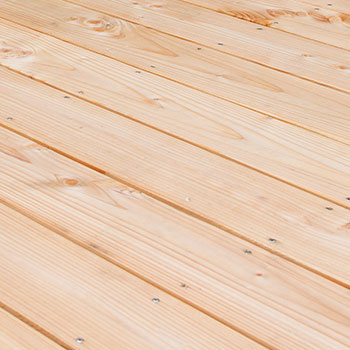 Osmo deck boards in Douglas Fir