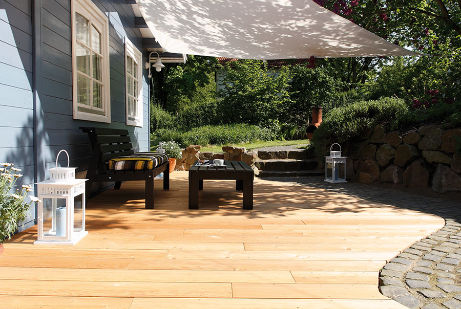 Terrassendielen Sibirische Larche Osmo Holz Und Color Gmbh Co Kg