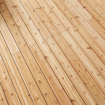 Osmo deck boards in Western Red Cedar